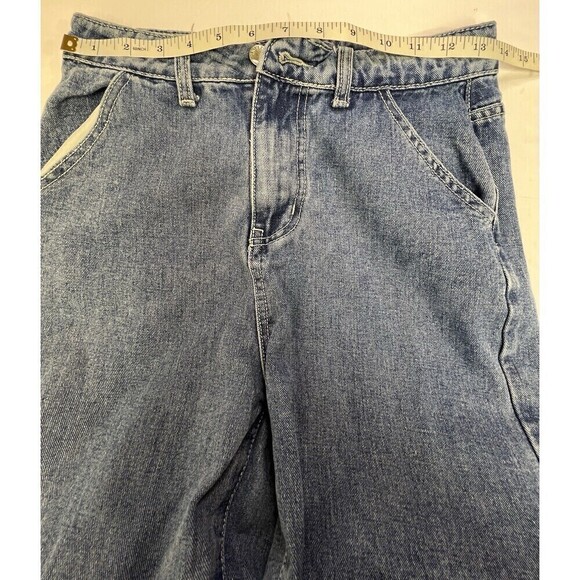 Shein High Waist Letter and Cartoon Graphic Jeans Size: XS Color: Blue - Picture 12 of 12